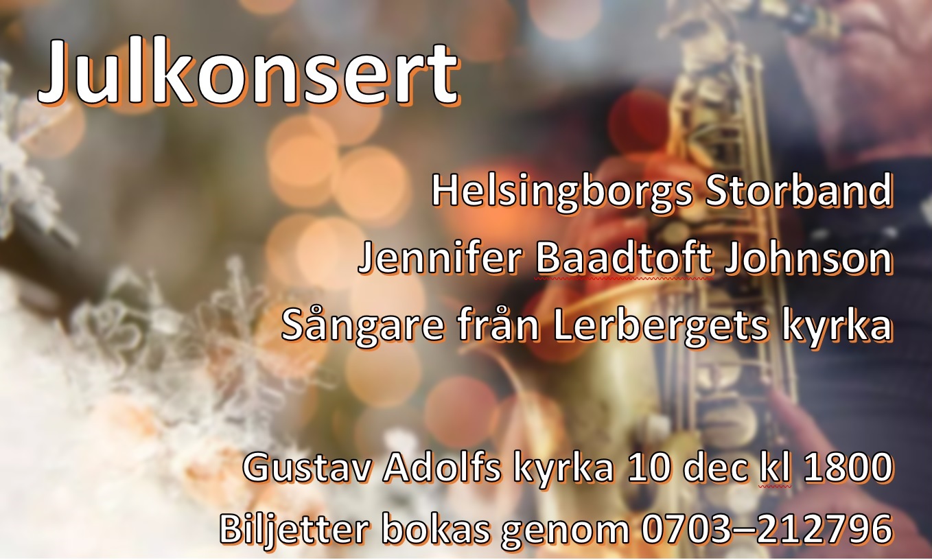 Julkonsert I Gustav Adolfs Kyrka Hbg Nu Din Guide Till B Sta